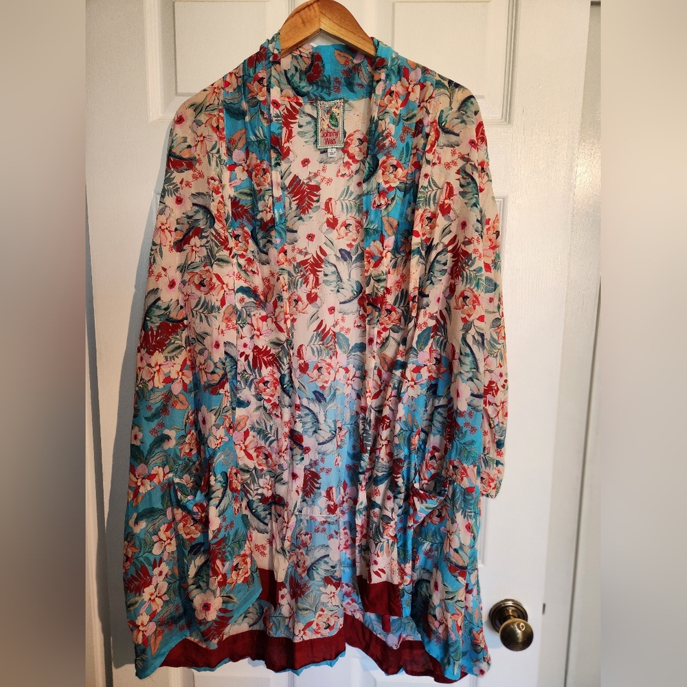 Johnny Was Jade Kimono size XL